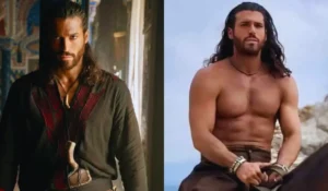 Can Yaman mentre parla della sua carriera
