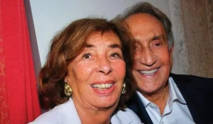 Emilio Fede insieme alla moglie Diana De Feo in un ritratto di repertorio per l'eredità Fede